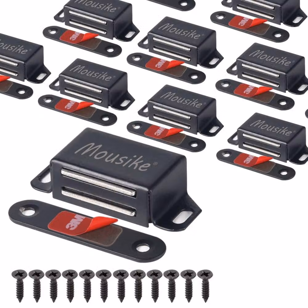 Chiusure magnetiche per ante di mobili da cucina, set da 8