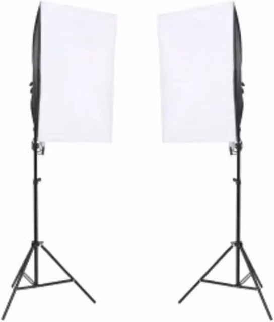 Kit per Studio Fotografico con Set di Luci e Fondale 3094750