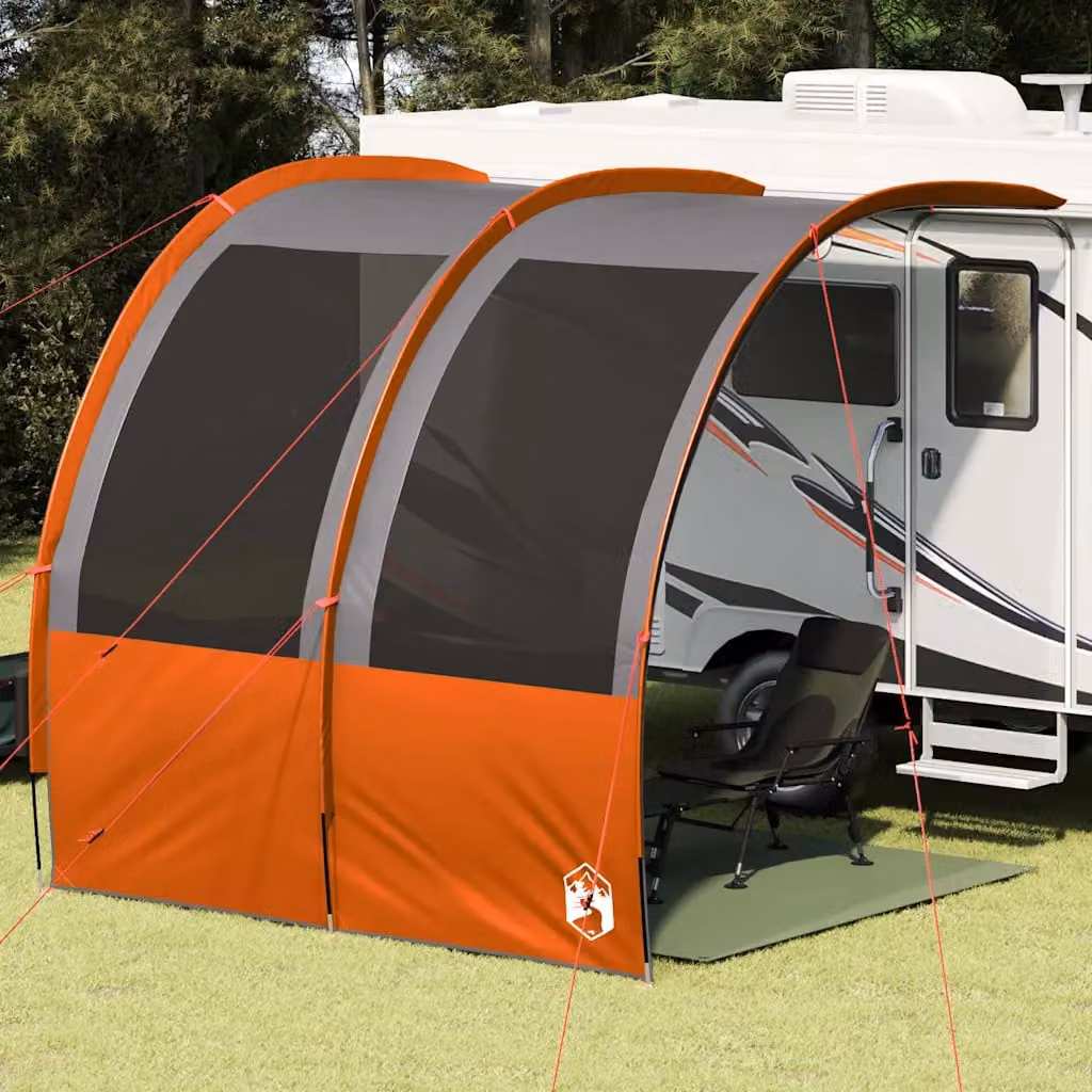 Telo impermeabile vidaXL in poliestere, disponibile in grigio o arancione, L/P/H: 250 x 260 x 260 cm