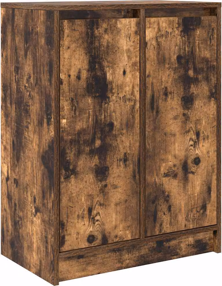 Credenza Rovere Fumo 57x34x76 cm in Legno Multistrato