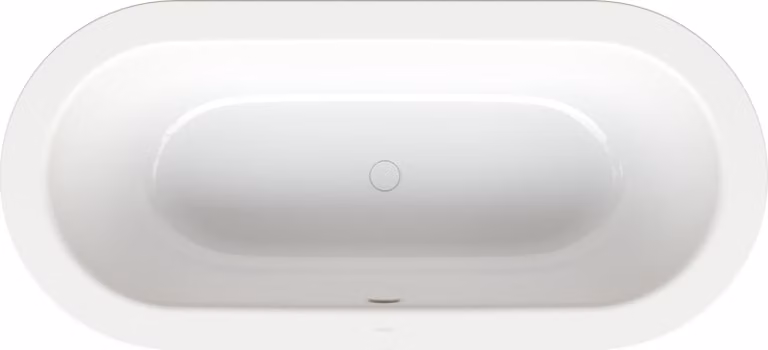 BetteStarlet Ovale Baignoire ovale à encastrer, 2 places, 1750x800x420mm, 2680-000AS, 2680-000AS