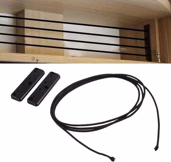 Rete per auto in plastica - 220 cm - Nero