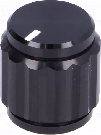 1 x Manopola rotante in alluminio, diametro albero: 6,35 mm, con indicatore, dimensioni: 15 x 16,5 mm. Manopole rotanti per Dreo