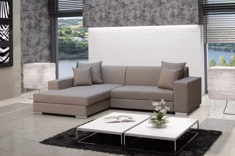 Sofa Schlafsofa Designer Sofa mit Bettfunktion + Bettkasten Ecksofa Couch