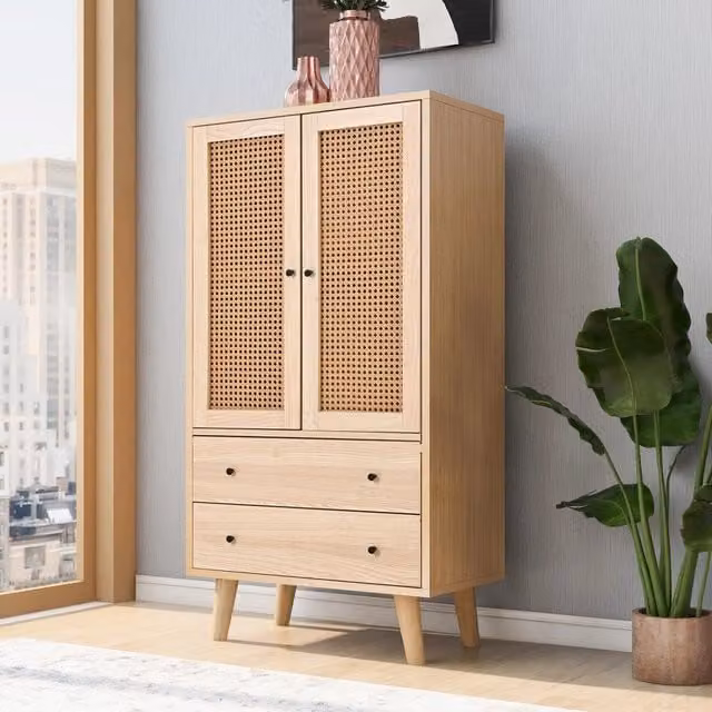 Sideboard da soggiorno e sala da pranzo, larghezza 60 cm, con ante e cassetti, ampio spazio di archiviazione