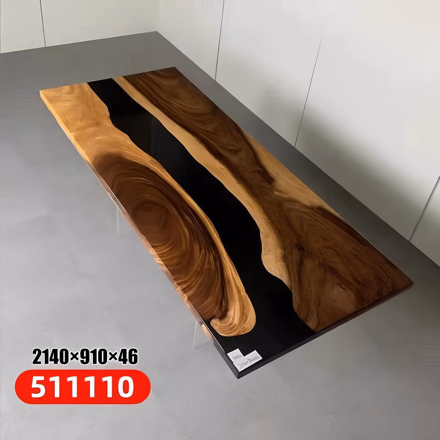Epoxid harz esstisch echtes holz massive möbel wasserfall epoxy tisch Möbel