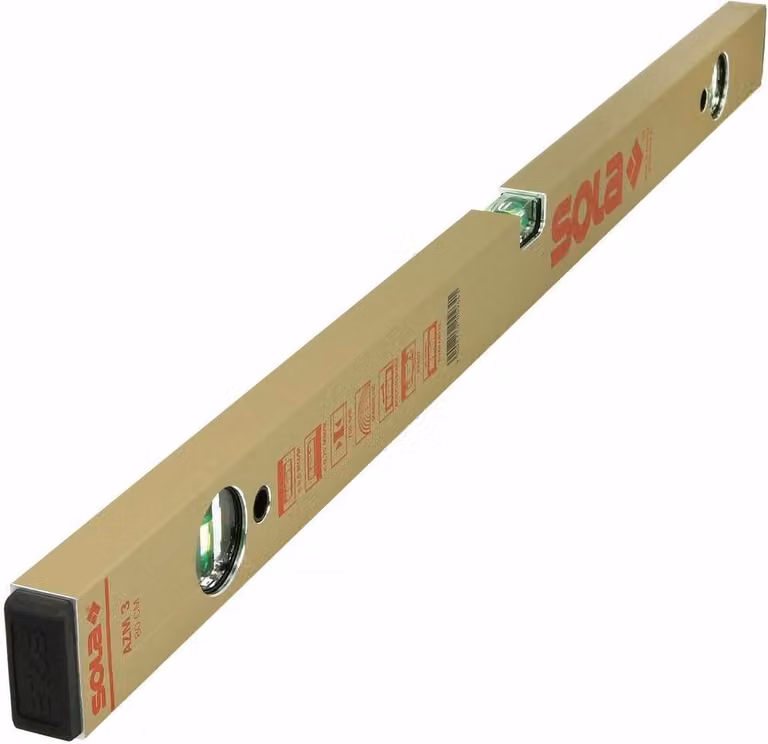 SOLA | Livella magnetica AZM 3 – magneti al neodimio, 3 livelle