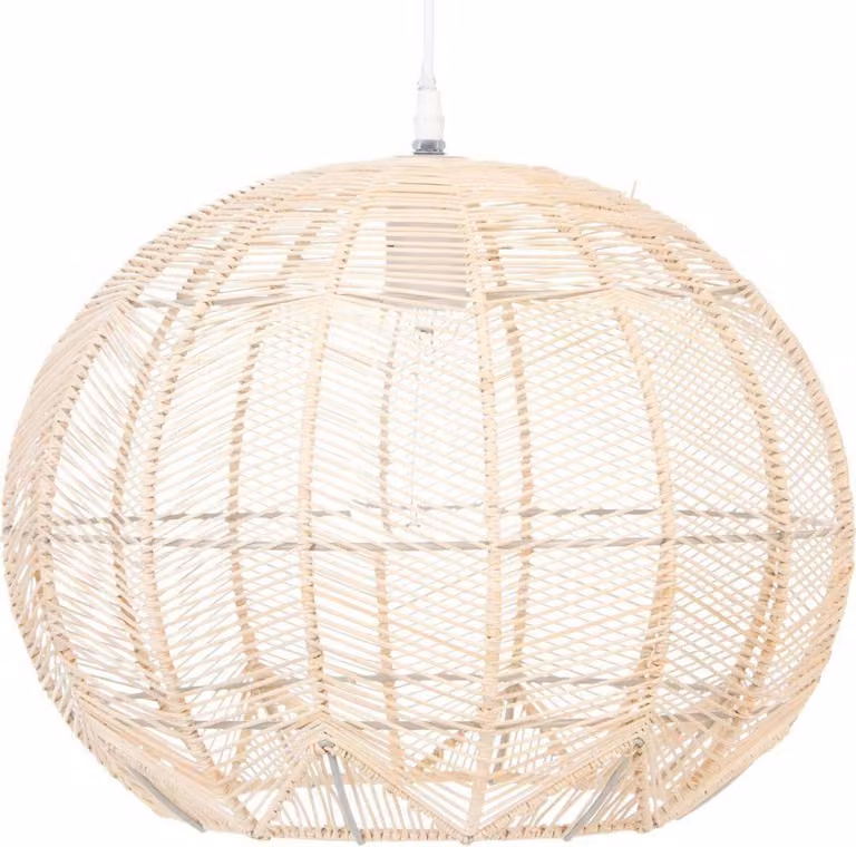 Sospensione sopra il tavolo KITA, rattan, O 38 cm