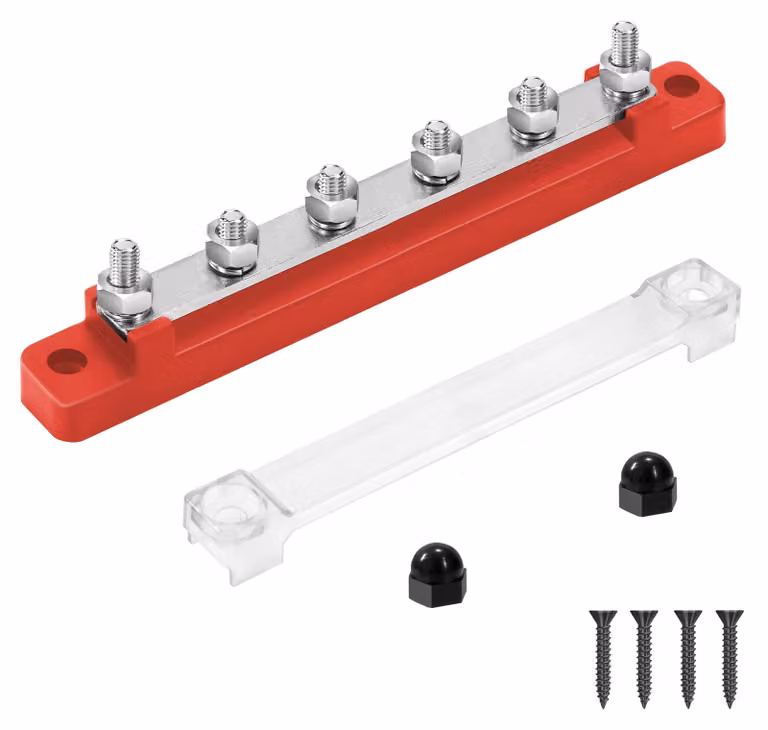 Collettore di alimentazione 12V-48V DC, blocco di distribuzione, blocco di distribuzione della corrente, sbarra di collegamento, 150A