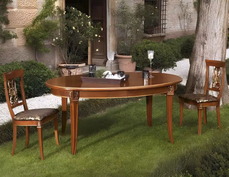 Esstisch Tisch Holz Luxus Tische Barock Rokoko Esszimmer Antik Stil Italy Möbel