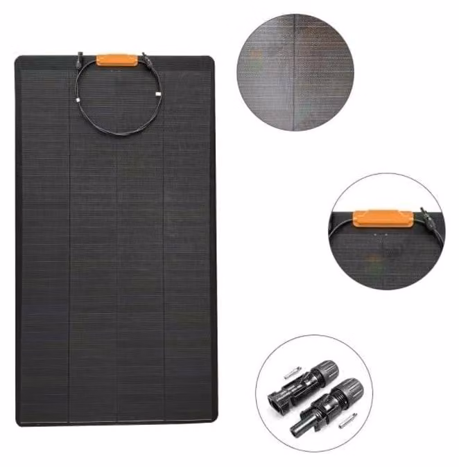 Pannello solare flessibile da 150 W - 117 x 68 cm - Monocristallino - ETFE