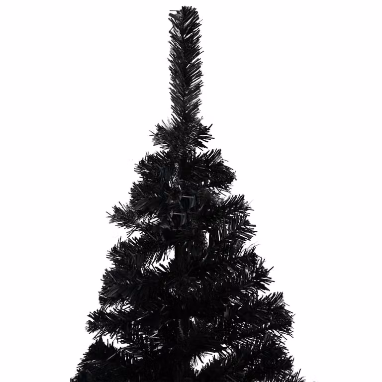 The Living Store Albero di Natale artificiale con supporto nero 180 cm in PVC