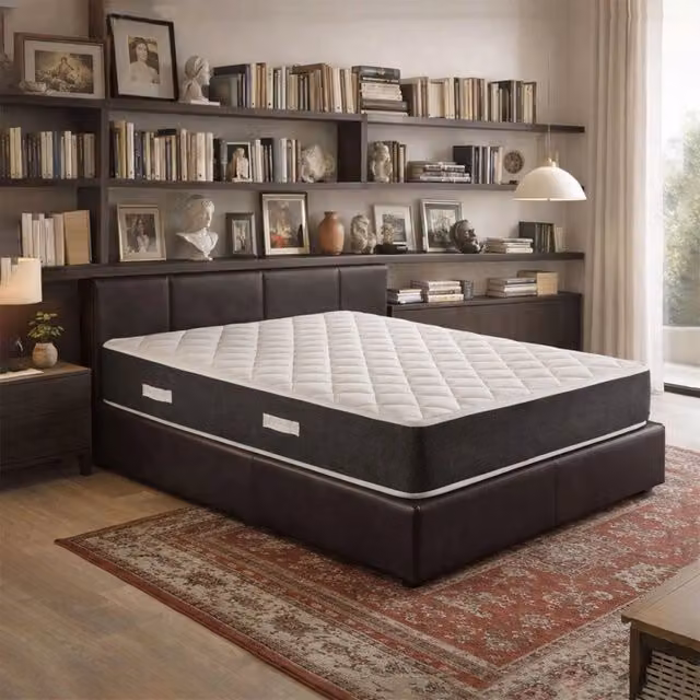 Materasso singolo Geemma Modello Prime 24 in memory foam ortopedico con regolazione della temperatura, colore bianco, L/P/H: 80 x 195 x 24 cm