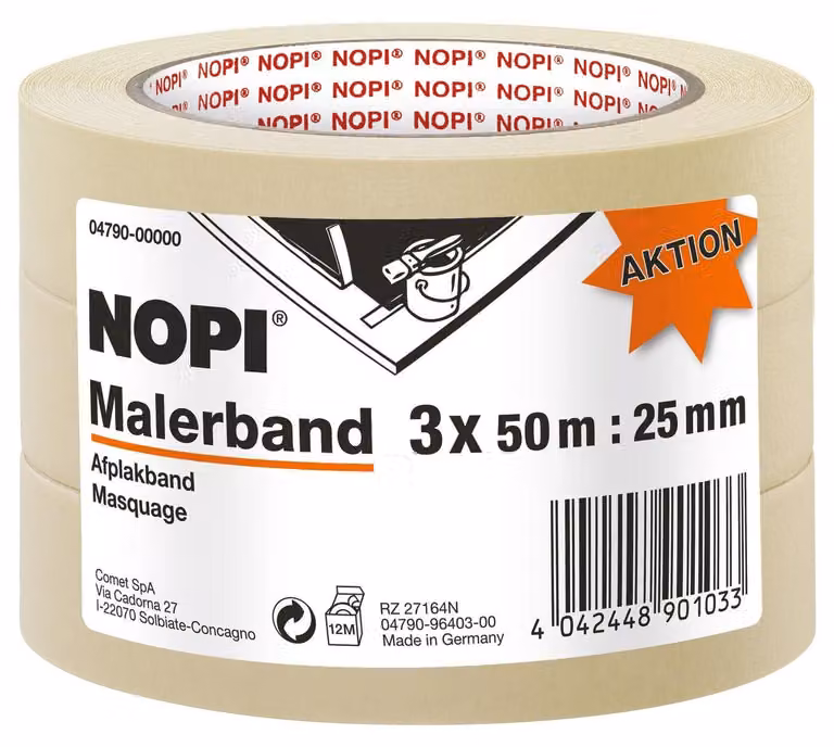 Nastro da pittore NOPI, 3 rotoli