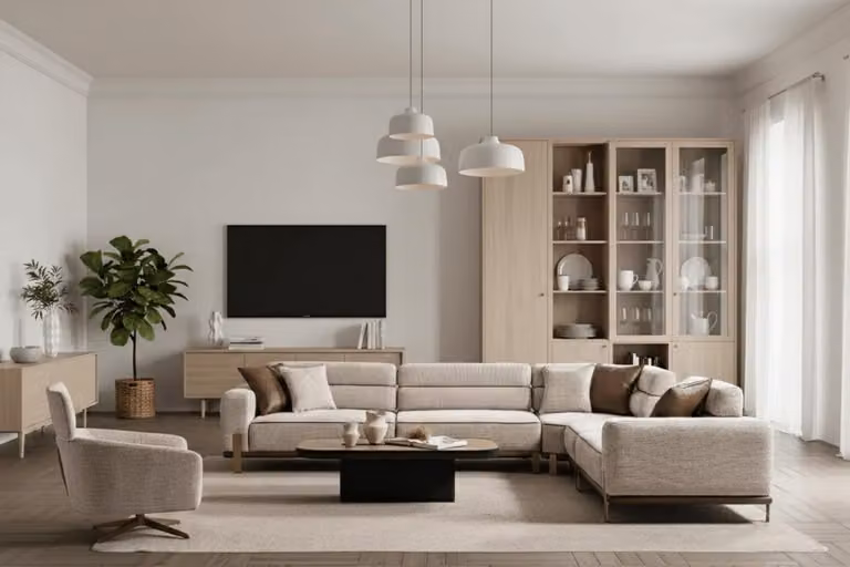 Moderno divano ad angolo a forma di L dal design elegante e dal comfort elevato