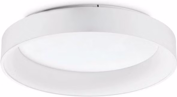 Plafoniera Moderna Ziggy Metallo Bianco Led 42W 3000K Luce Calda
