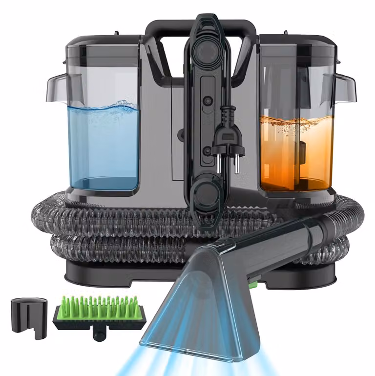 Aspirapolvere portatile per tappeti e pulizia macchie - 450 W - 12 kPa - Funzione di spruzzo e aspirazione - Ideale per auto, divani e animali domestici