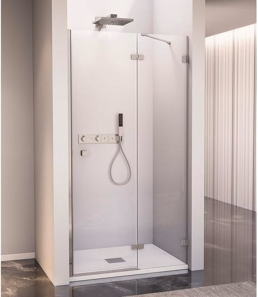 Porta a incasso FORTIS EDGE1100mm, vetro trasparente, destra