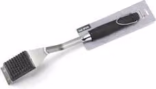 Spazzola per barbecue in acciaio inox Ompagrill Expert, colore argento e nero, Lunghezza: 45 cm