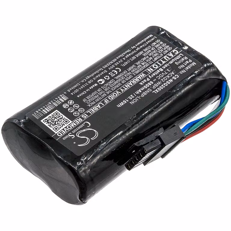 TECHTEK Batteria compatibile con [NetScout] Aircheck G2, AirCheck G2 WLAN Tester, AirCheck-G2 WLAN Tester, LinkRunner AT Network Auto-Tester, LinkRun