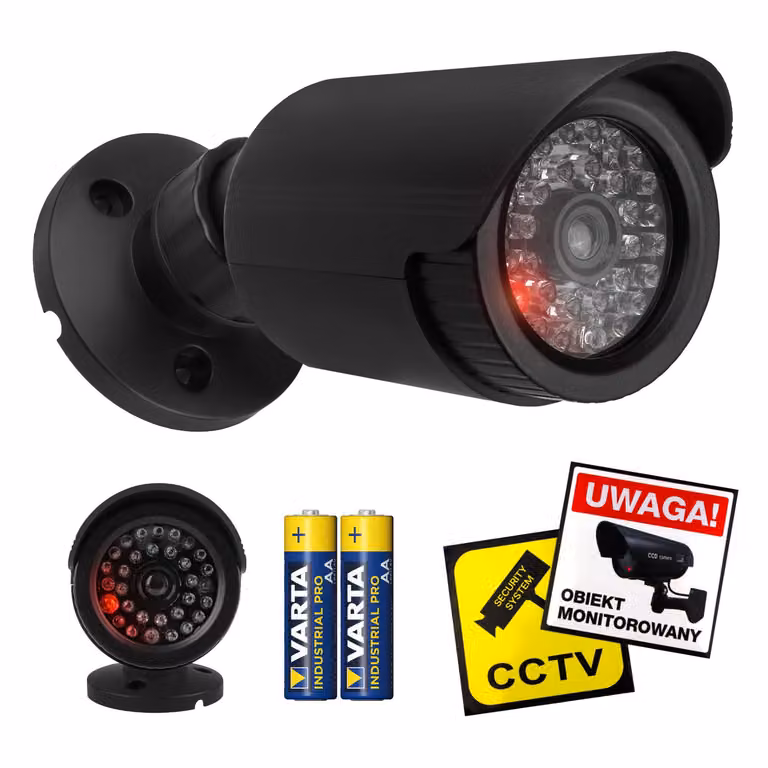 Falso tubo ottico LED IR neri Alimentazione 2xAA (incluse nella confezione) ABS IR1800 B