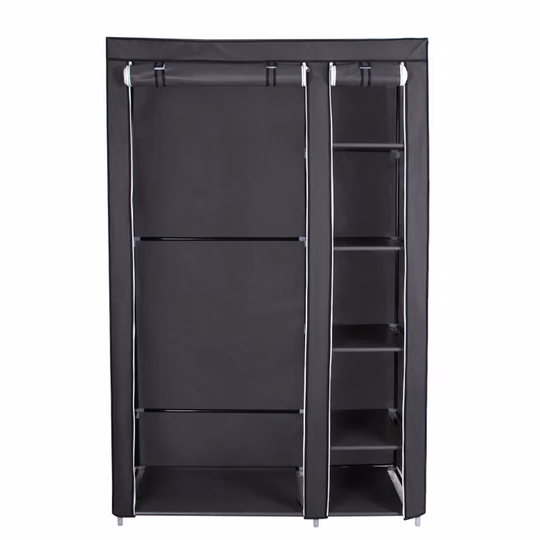 SONGMICS Armadio XL Armadio in tessuto Armadio pieghevole con asta appendiabiti