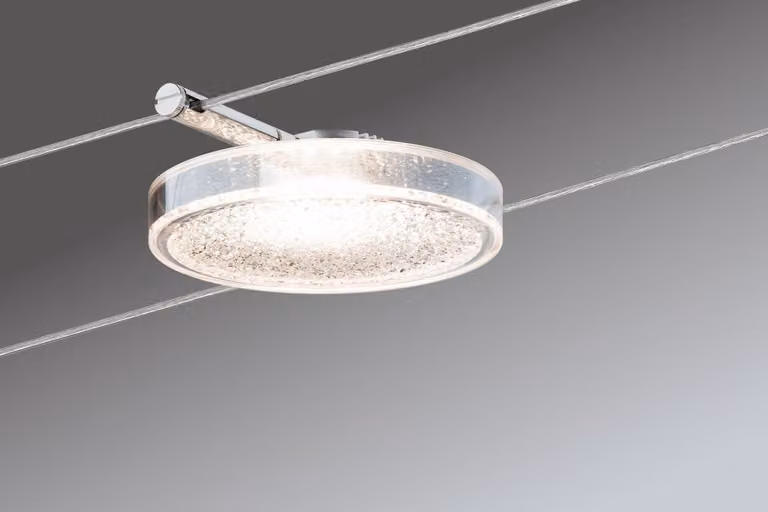 941.101 Paulmann - Sistema a filo con faretti a disco, alimentazione a corrente continua, set Discled II, 1x4W