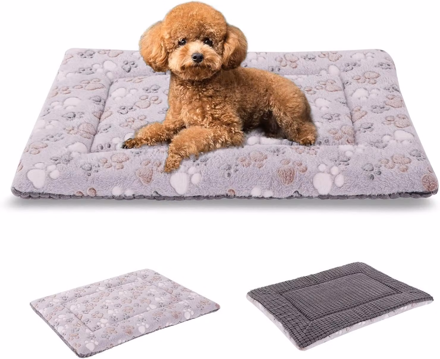 Cuccia per cani, cuscino per cani reversibile, materasso per cani ultra-morbido e lavabile, cuccia ortopedica per cani, cuscino per cani in memory foam, modello Suave y Cálido XH079, taglia 7