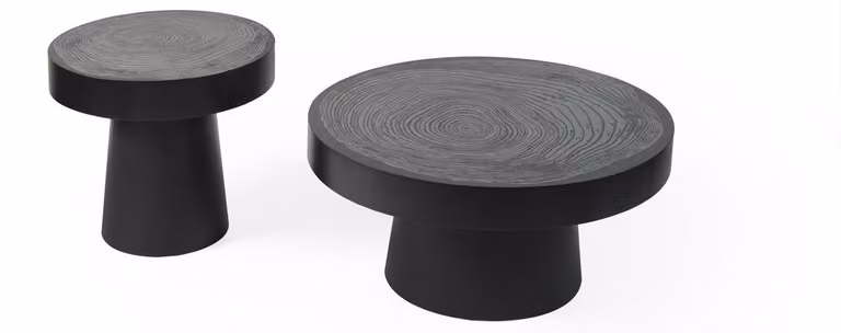 Couchtisch Runder Set 2 tlg. Beistelltisch Schlafzimmer Tische Design