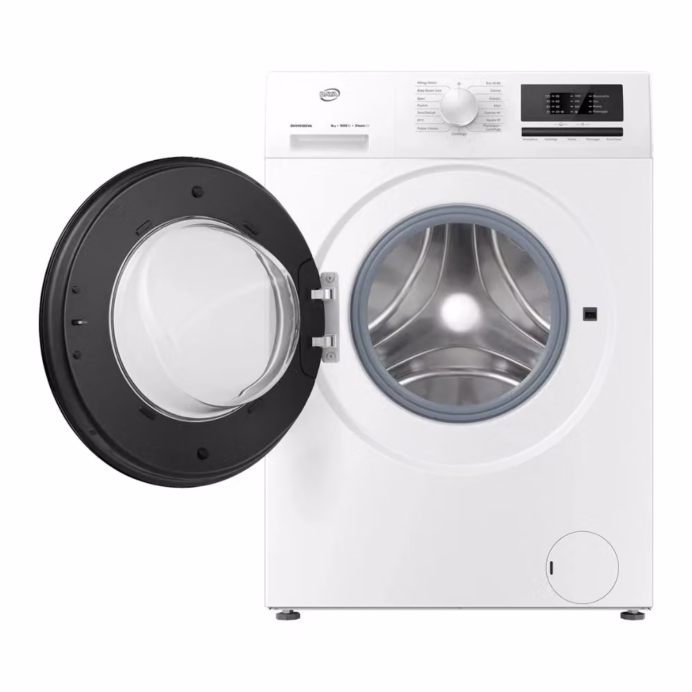 Lavatrice a caricamento frontale Daya DHW610ISVA, 6 kg, 1000 giri, Classe A, Bianca, Profondità: 45 cm – 2