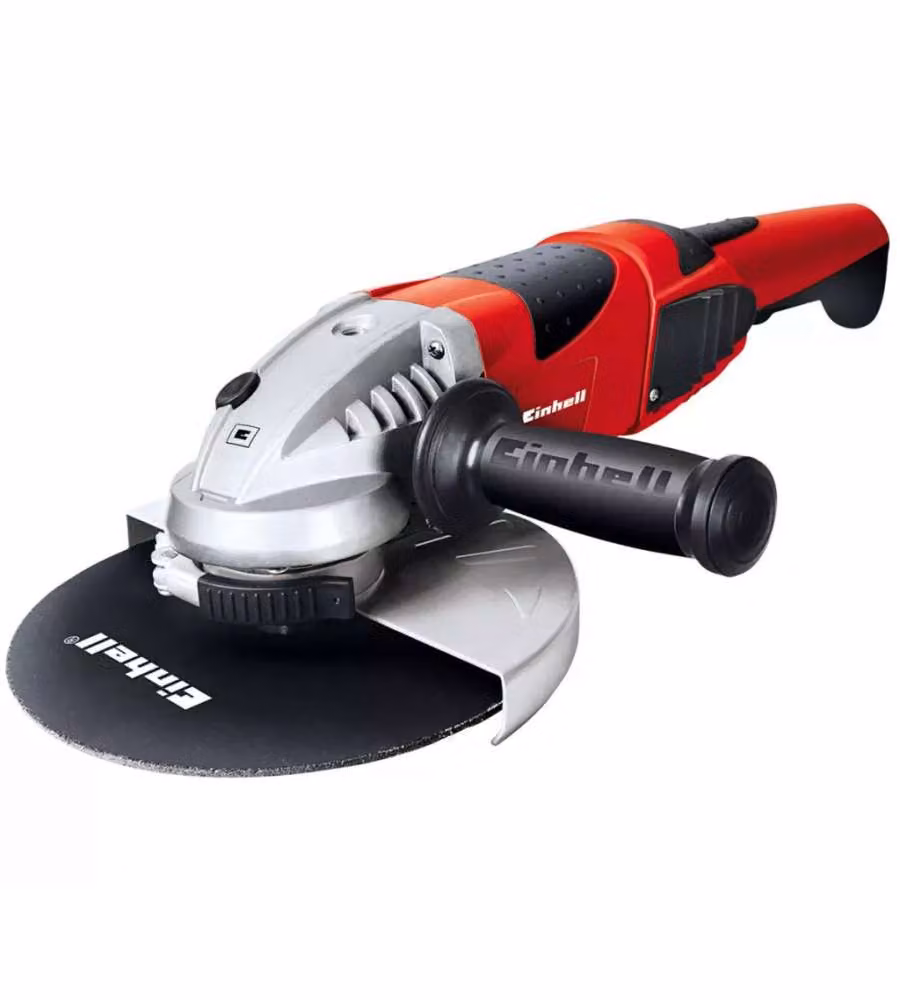 Smerigliatrice angolare Einhell TE-AG 230-2000 con disco da 230 mm, 2000 W e 6500 rpm, colore rosso, nero e argento – 3