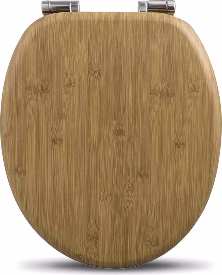 Happyment Sedili antibatterici in legno - Universali - Soft-Close - Sedili per WC