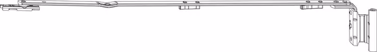 ROTO NX Axe arm P 12/20-13 taglia 150 FFB 290-410 mm argento sinistra