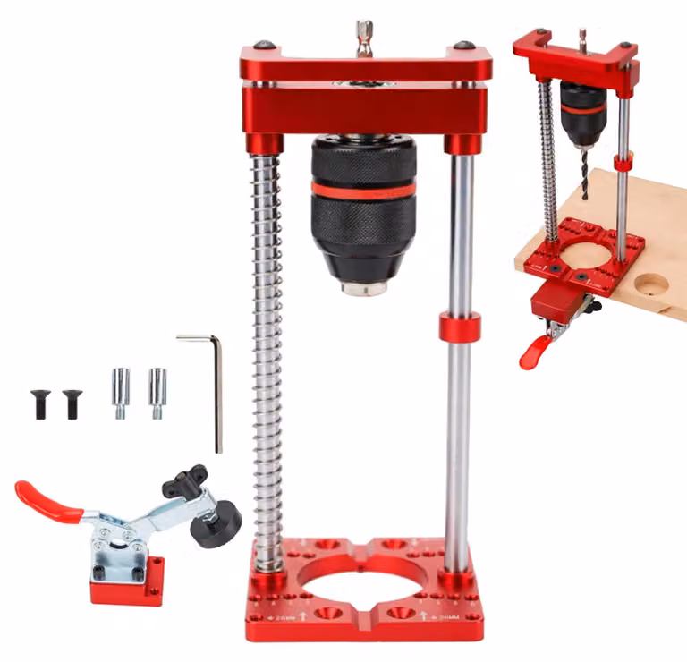 Supporto per trapano con mandrino, guida di precisione per la perforazione, da 1,5 a 13 mm, per foratura verticale