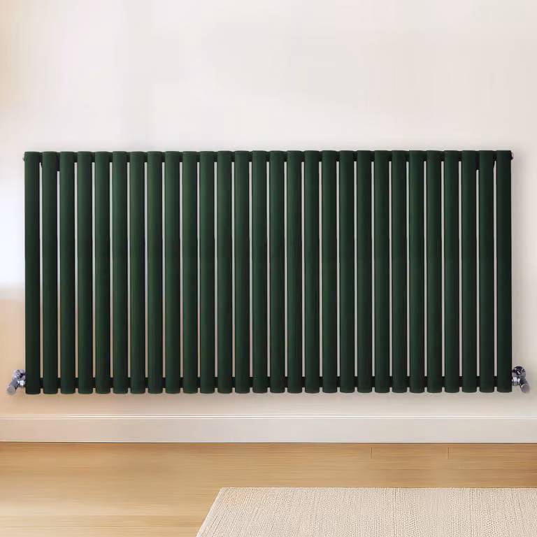 Radiatore di Design Orizzontale Verde (Evergreen) - 800mm x 1652mm - Pannello Doppio  - Revive