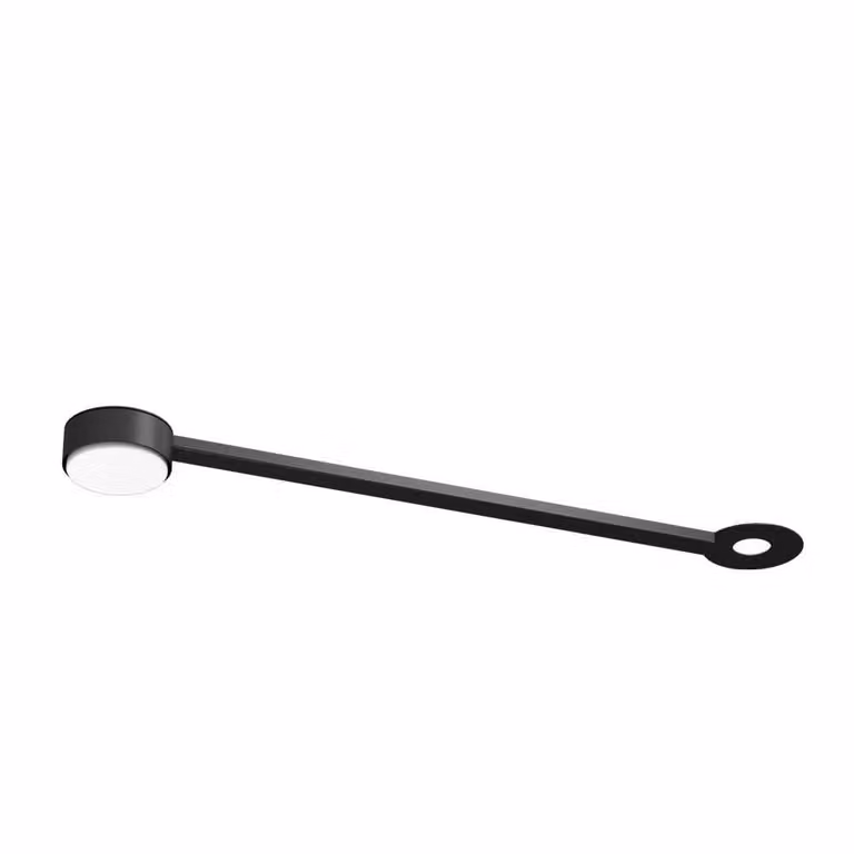 Lampada da soffitto DROP LINE nera 1xGX53x9W in metallo, dimensioni: 3x60x8 cm, IP20, Brosline