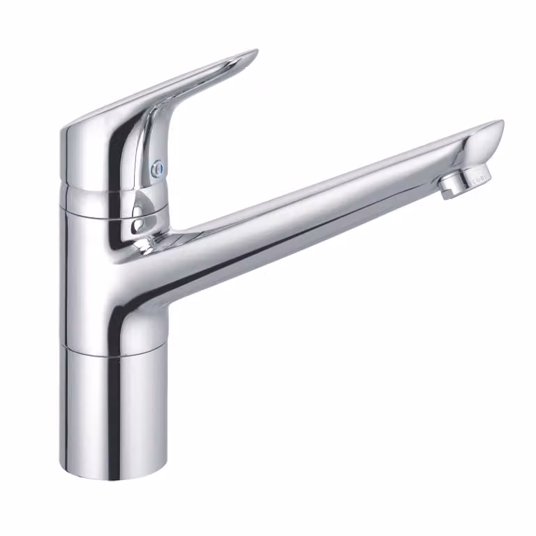 KLUDI OBJEKTA Mitigeur monocommandé d'évier à baïonnette, levier fermé, chrome, 325780575, 325780575