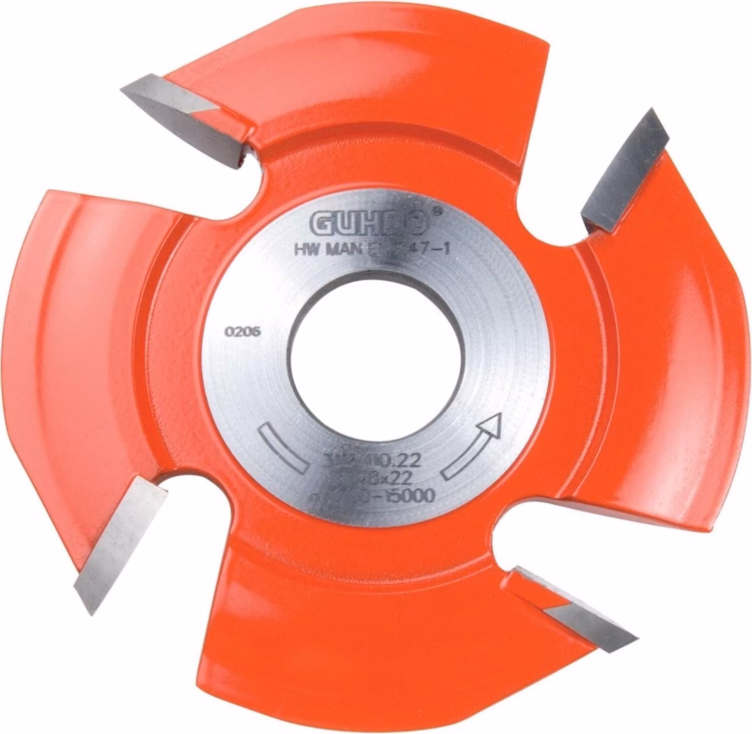 Fresa per resina HW Z4 100x8,0x22 MAN Guhdo | 4030289024271