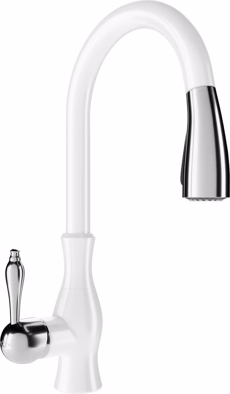 Mexen Savita rubinetto da cucina, bianco - 672601-20