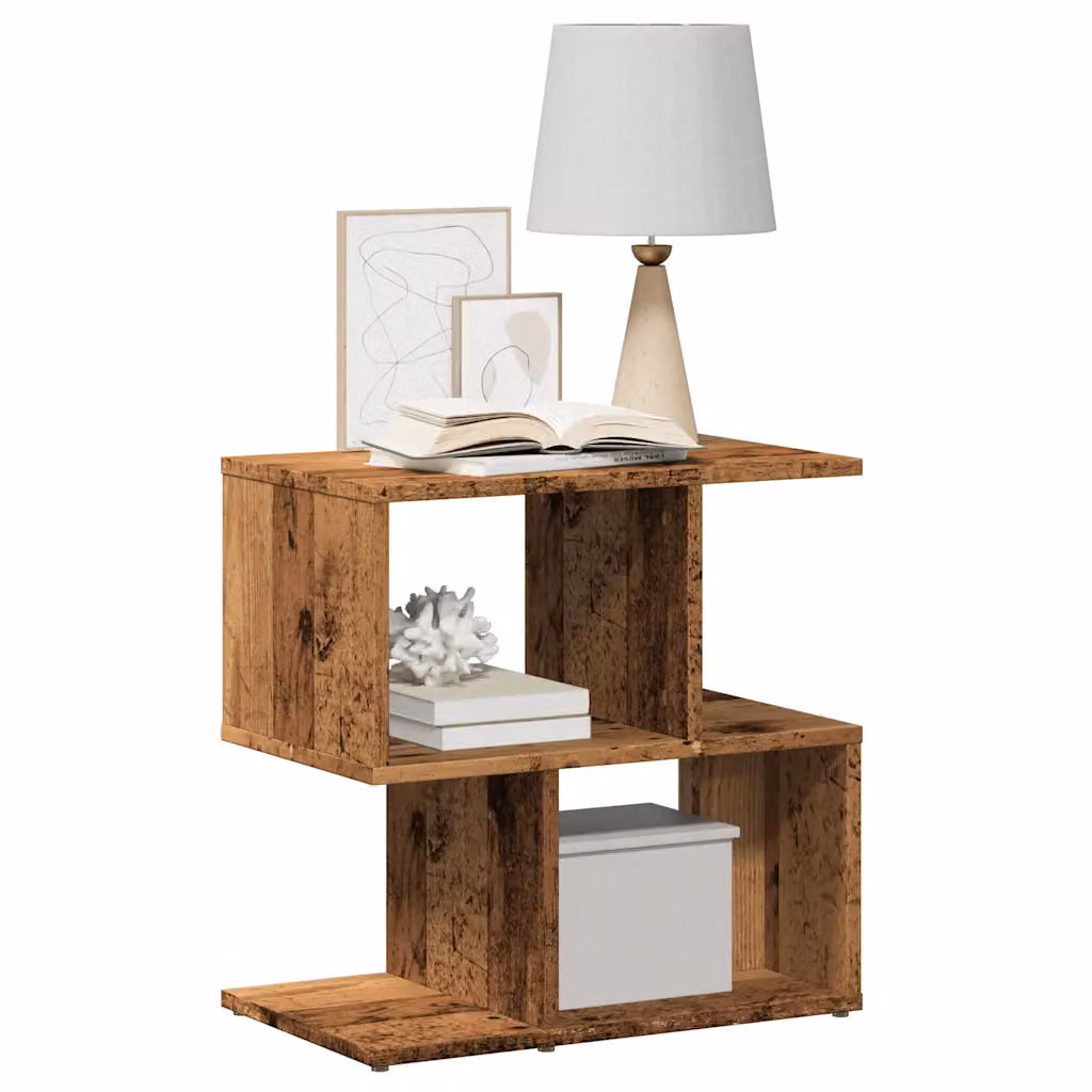 Comodino da parete vidaXL in legno marrone stile classico L: 50 cm, P: 30 cm, H: 51,5 cm