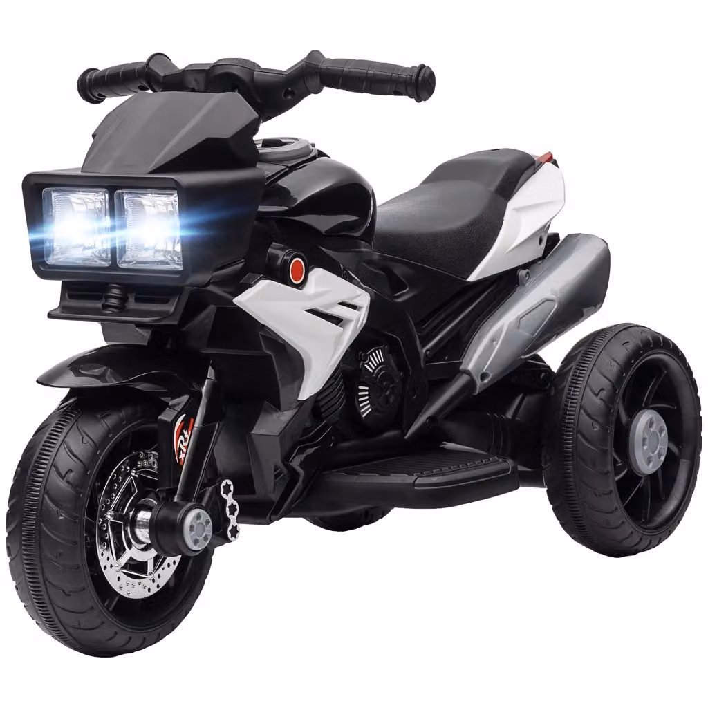 Moto Elettrica per Bambini Xylo con Luci e Musica, Colore Nero – 2