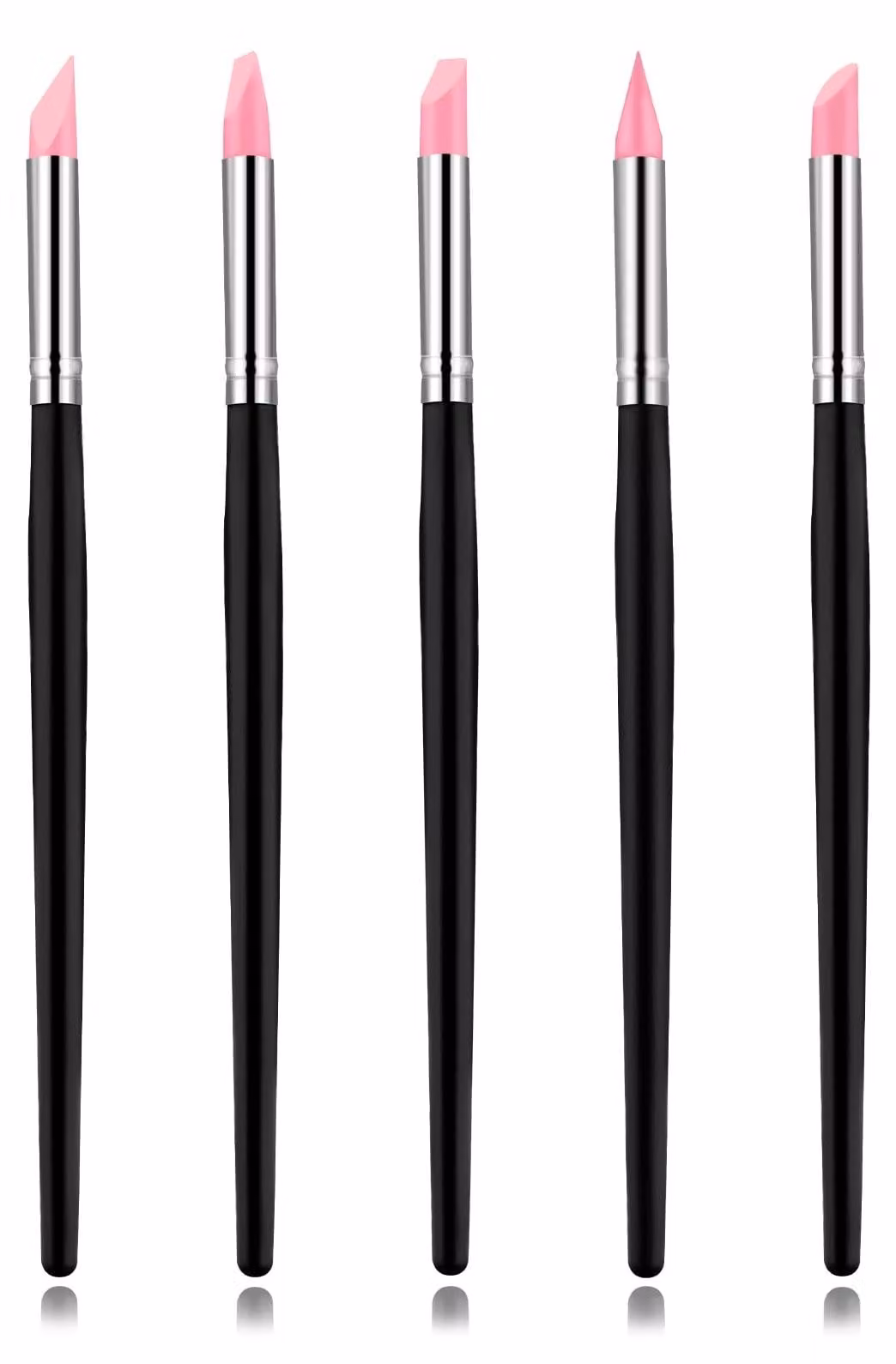 Set di 5 strumenti di modellazione in silicone, lunghezza 20 cm, per argilla che si asciuga all'aria