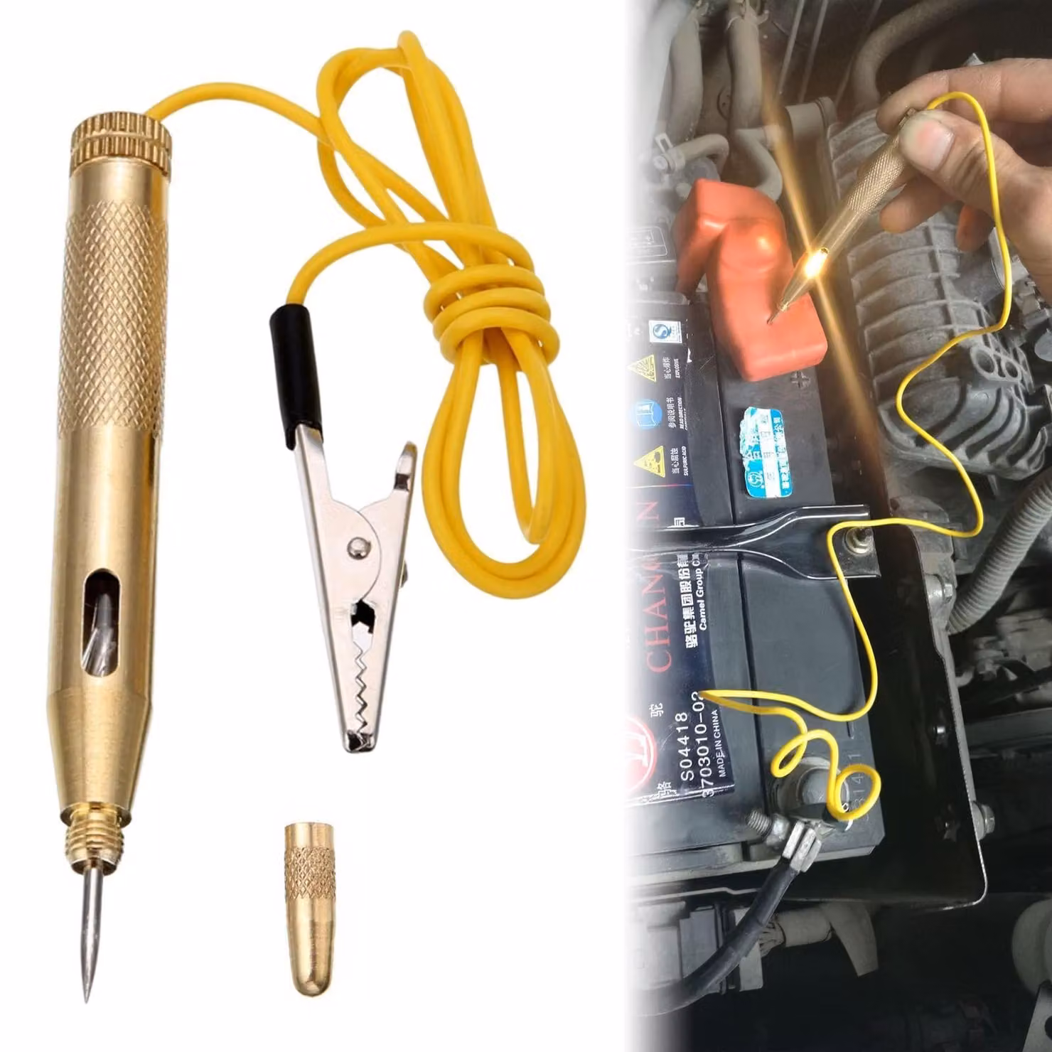 Tester per cavi di fusibili e tester di tensione per circuiti elettrici