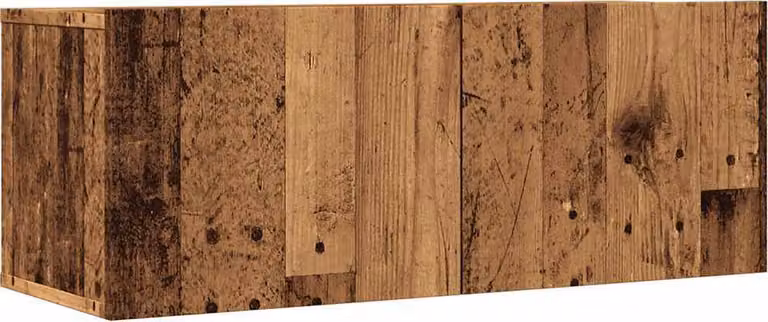 Mobili TV a Parete 2pz Legno Antico 80x30x30 cm