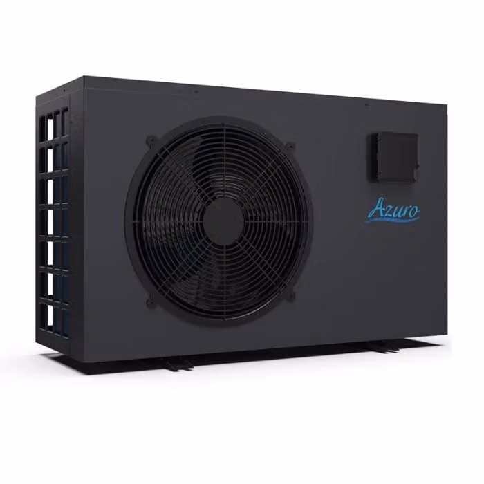 Pompa di calore Full Inverter Azuro per piscina fino a 50 m3 con copertura protettiva e piedini antivibrazione, colore antracite – 2