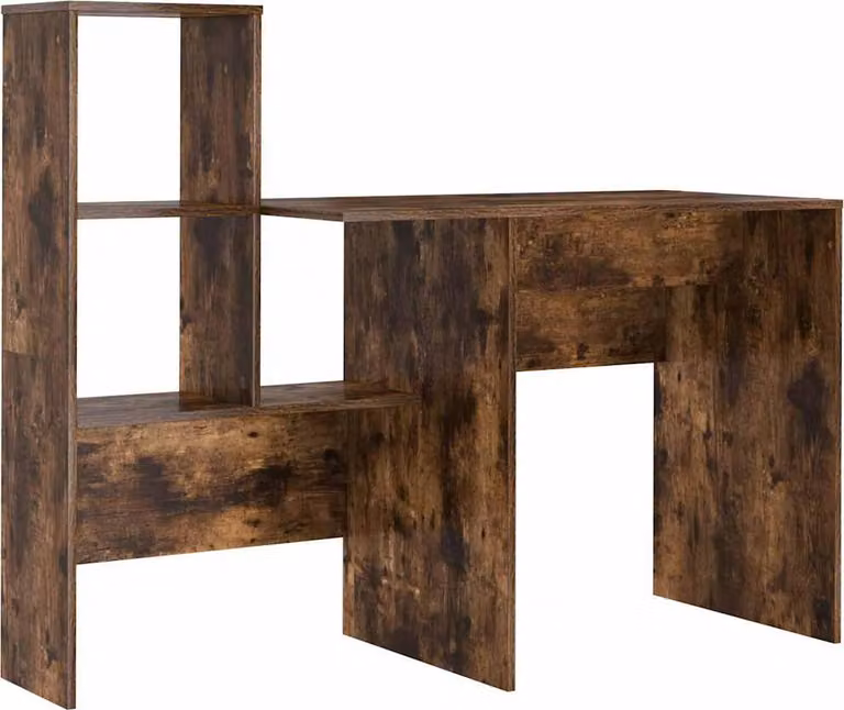 Scrivania Rovere fumé 131,5 x 50 x 106,5 cm Legno multistrato
