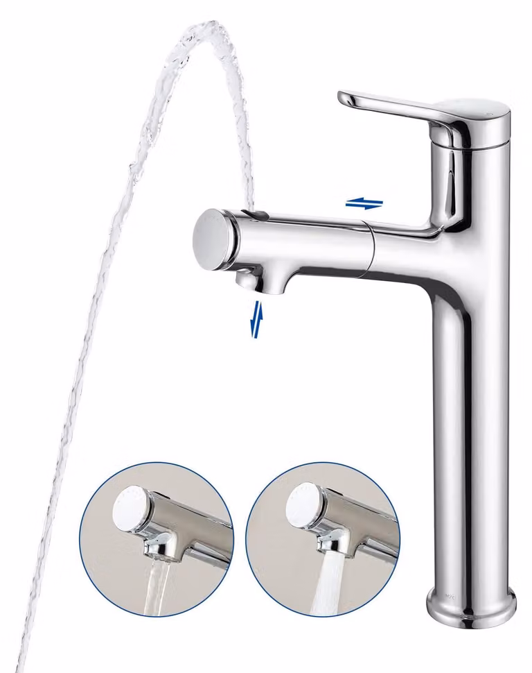 Omgoods - Miscelatore multifunzione con doccetta estraibile