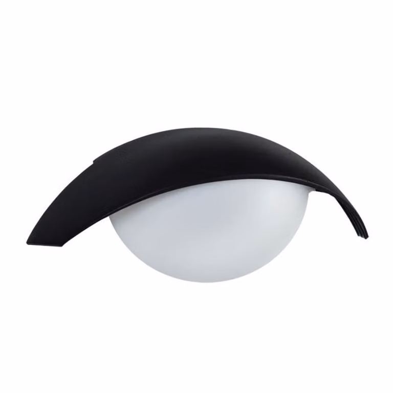 Lampada da parete per esterni moderna 38 cm 1xE27 nero IP44 SU-MA TESS 1853