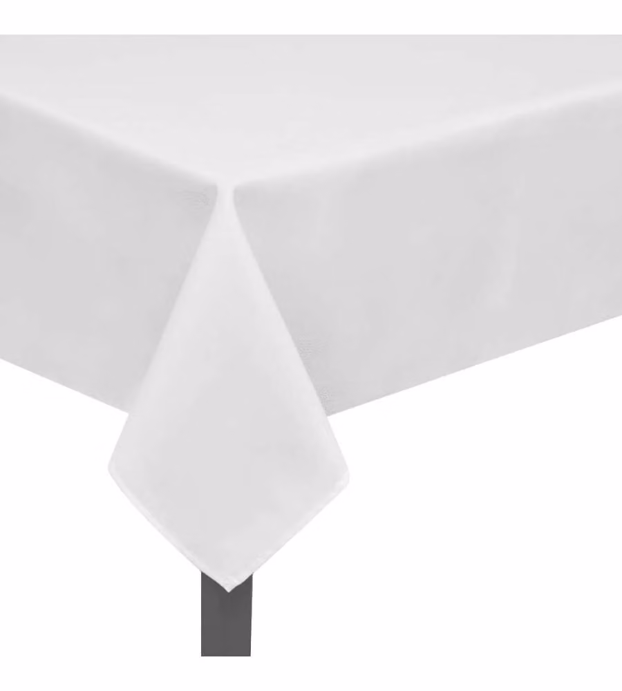 5 Tovaglie bianche 170 x 130 cm