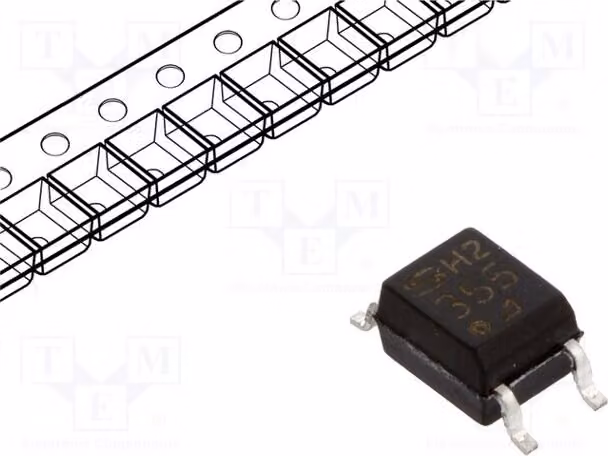 1 optoisolatore Uce: 35V PC355NJ0000F. Optoisolatore con uscita a montaggio superficiale (SMD). Canali: 1
